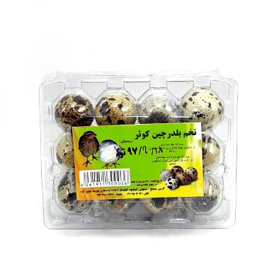 تخم بلدرچین12عددی